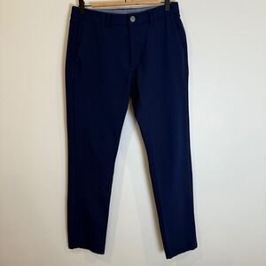 Bonobos Golf Slim Fit Performance Pants Navy Blue Size 30x32